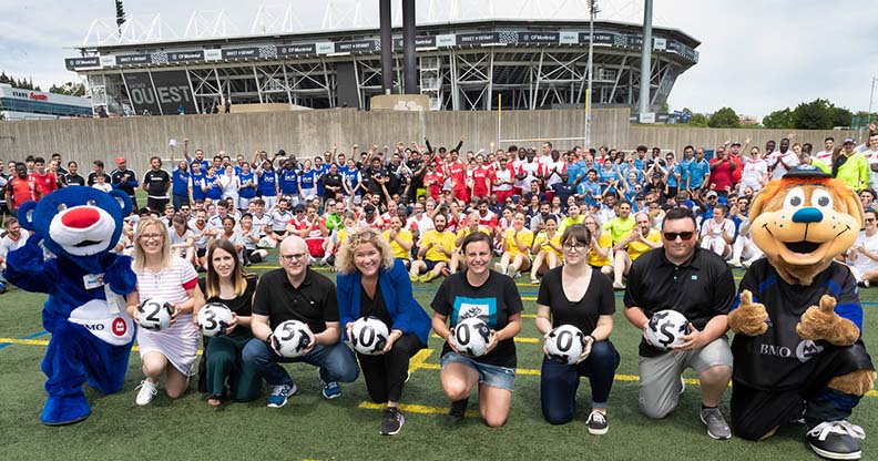 Photo de groupe Coupe Centraide 2022
